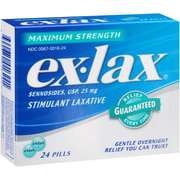 Ex-Lax Stimulant Laxative 24 Count, PK24 60000000109919